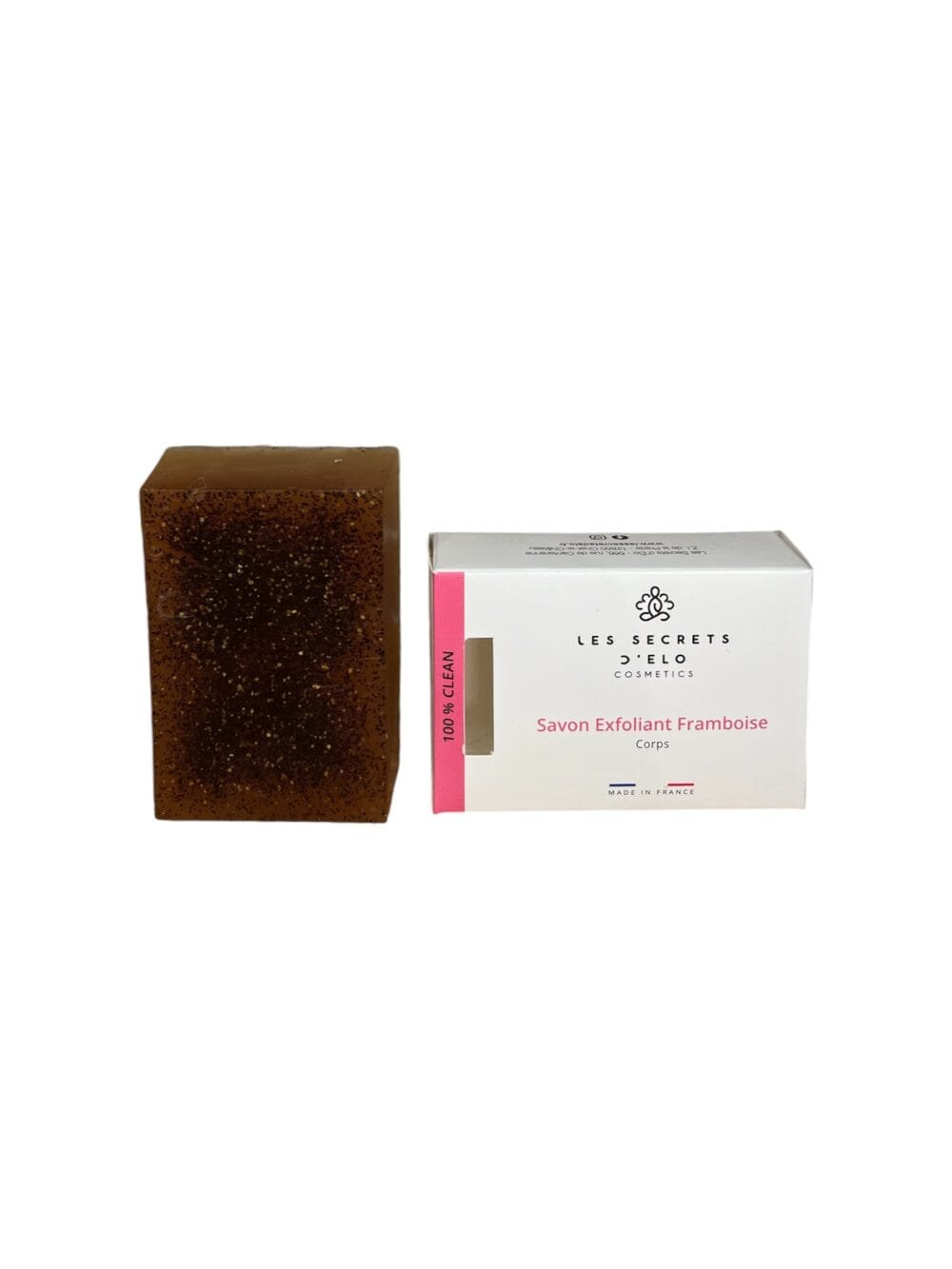 Savon Exfoliant framboise Les secrets d'Elo