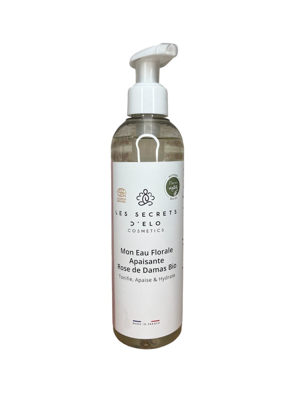 Eau florale apaisante Rose de Damas Les secrets d'Elo