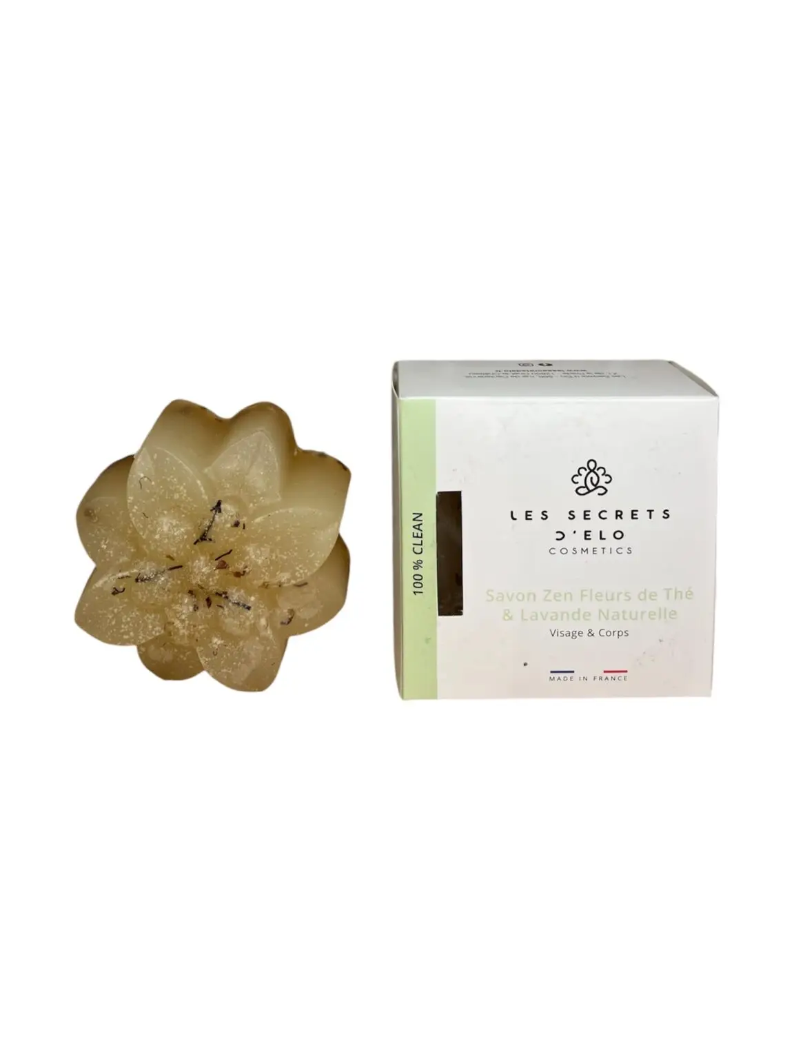 Savon Zen Fleurs de Thé & Lavande Naturelle Les secrets d'Elo