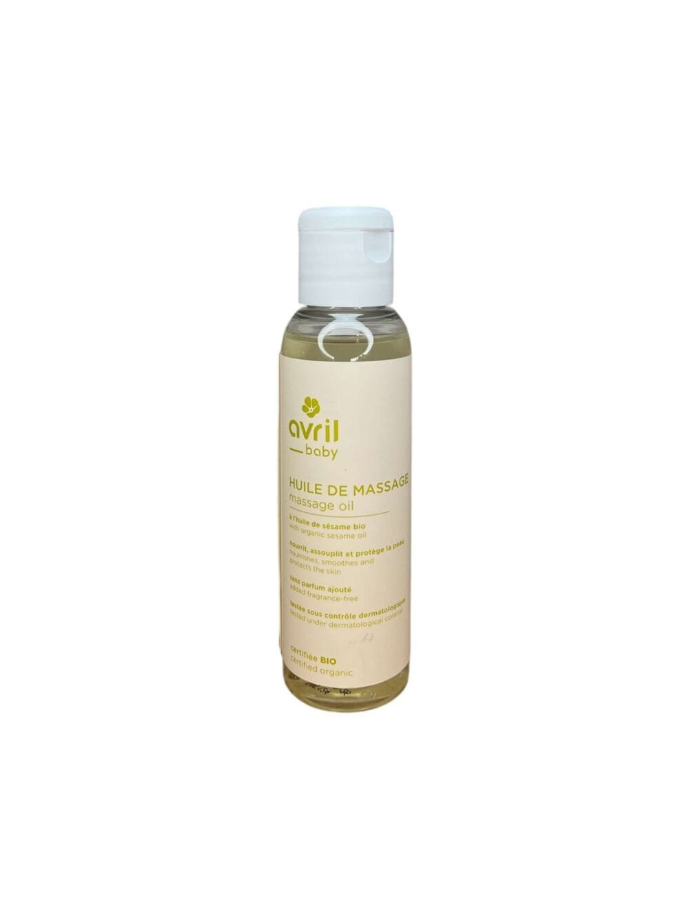 Huile de massage bébé Avril