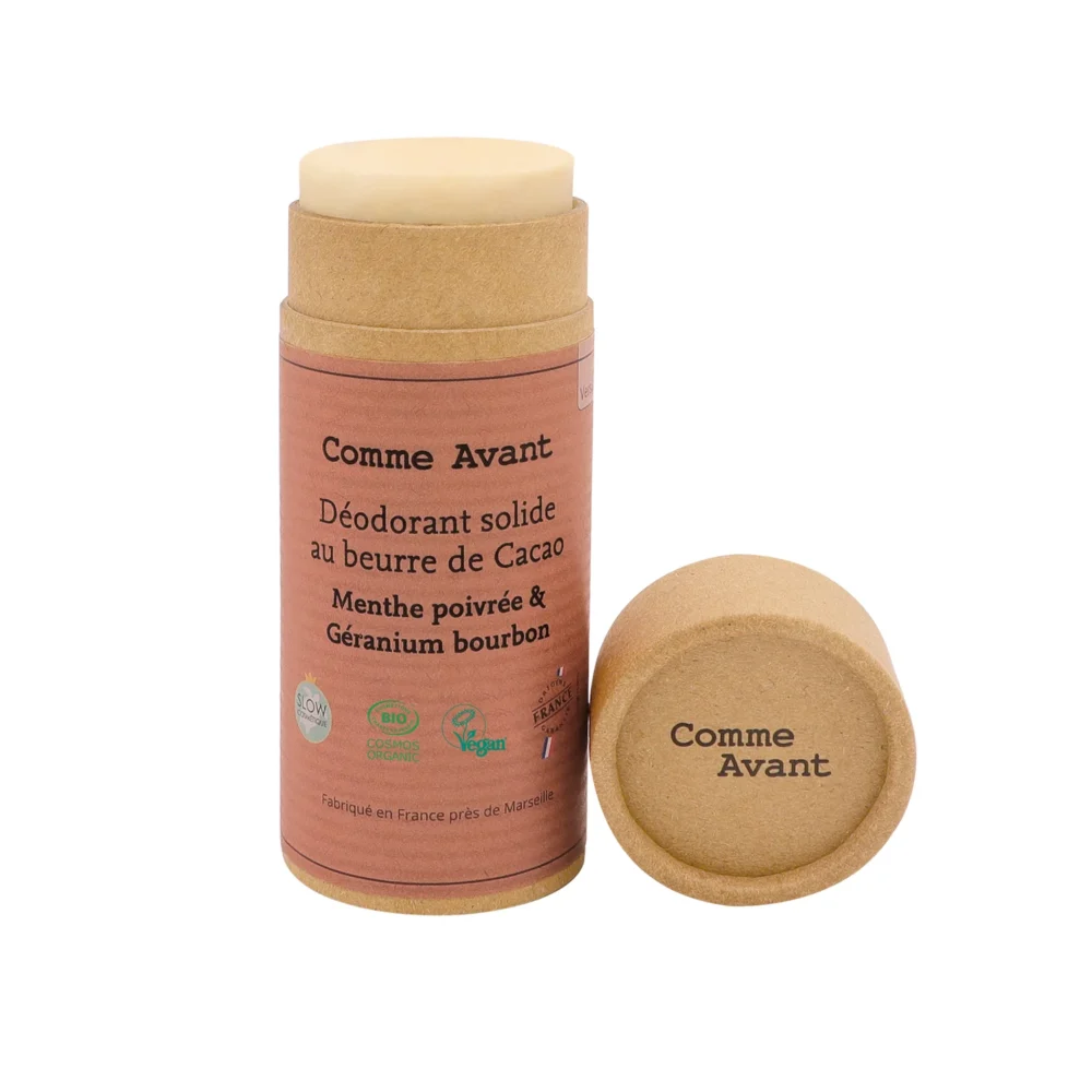 Déodorant solide Géranium & Menthe poivrée Comme Avant