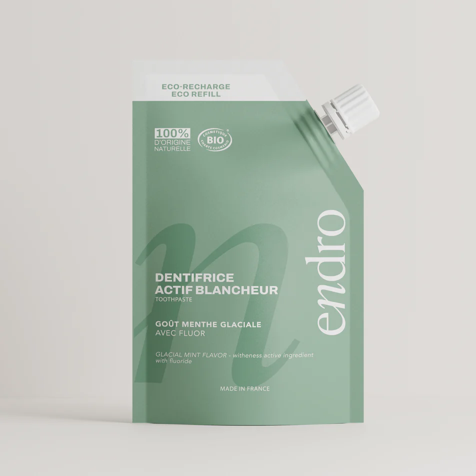 Eco-recharge dentifrice actif blancheur Endro
