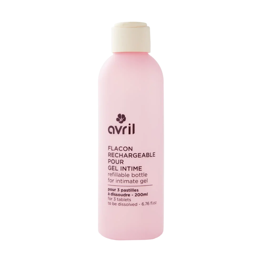 Flacon rechargeable pour gel intime Avril