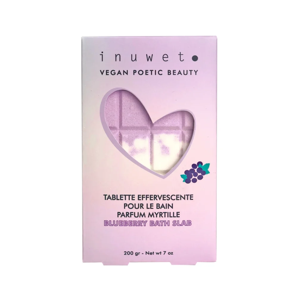 Tablette de bain effervescente  Myrtille Inuwet