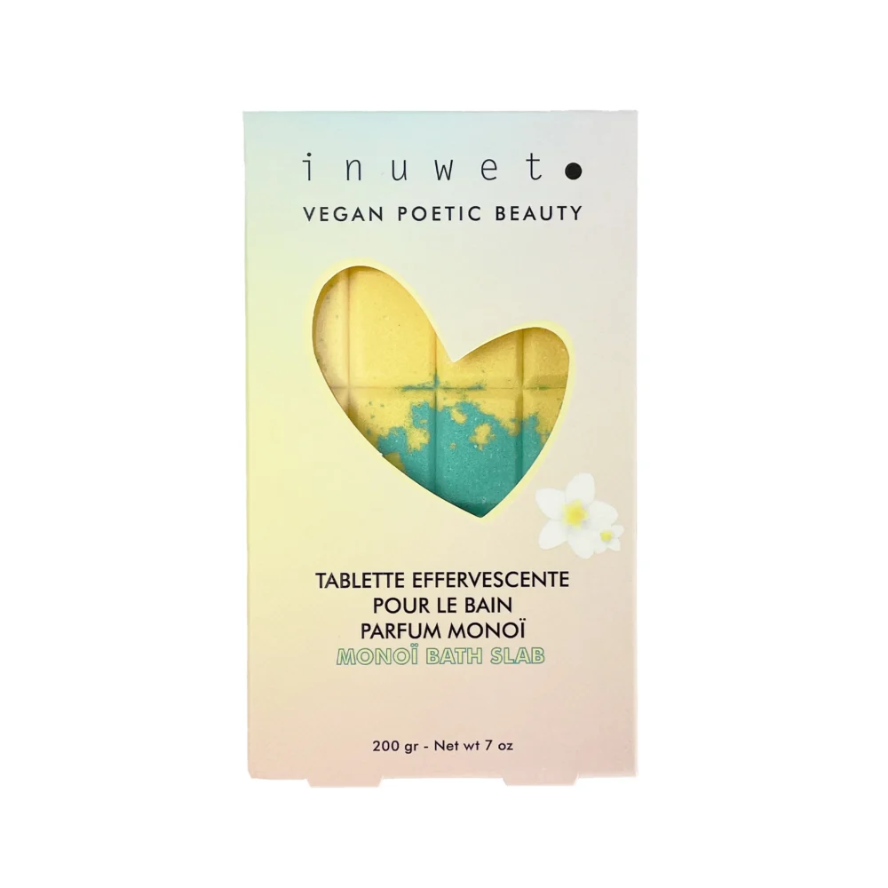 Tablette de bain effervescente Monoï Inuwet
