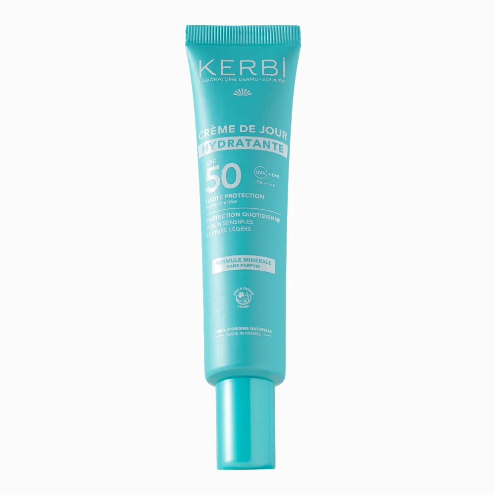 Crème visage hydratante SPF 50 Kerbi