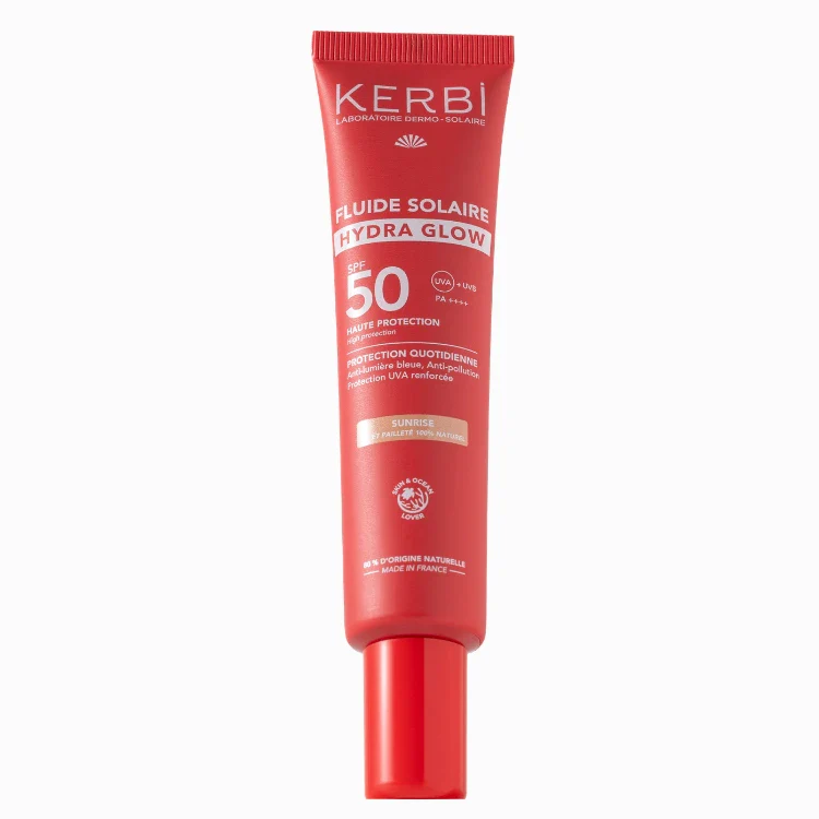 Fluide visage HydraGlow SPF 50 Kerbi